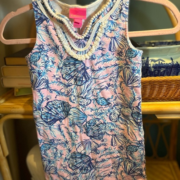 Lilly Pulitzer Girls Harper Mini Shift Dress Magnolia Lilac‎ A Little Jelly - Picture 2 of 7